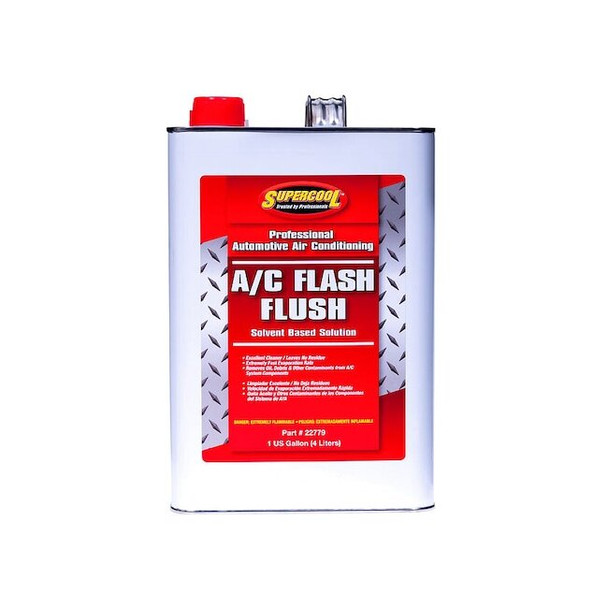 Supercool A/C Flash Flush, Solvent Based Can, 1 gal. 22779 Pack of 4