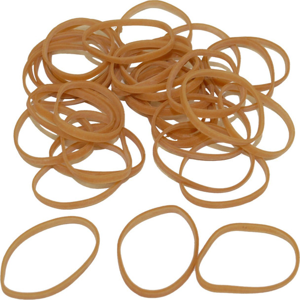 Standard Rubber Bands - 2 1/2" Circumference x 1/8" Wide Pack of 2