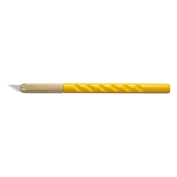 Olfa Art Knife,5/16 In DIa,6-1/4 In L,ABS,Ylw AK-1/5B