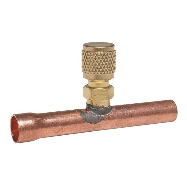 Manufacturer Varies 1/4" Access Valve Union Tee, PK2, Length: 2-3/4" 4PDH6