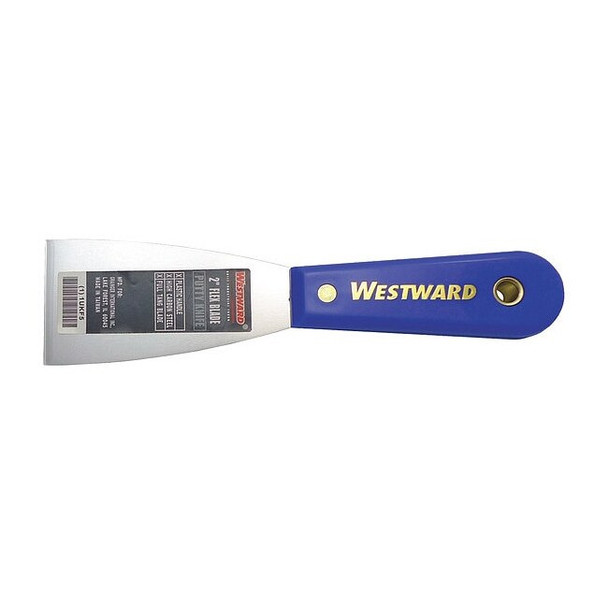 Westward Putty Knife,Flexible,2",Carbon Steel 1UKF5