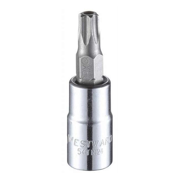 1/4 in Drive Tamper Resistant Torx(R) Socket Bit SAE T30 Tip, 1 7/8 in L