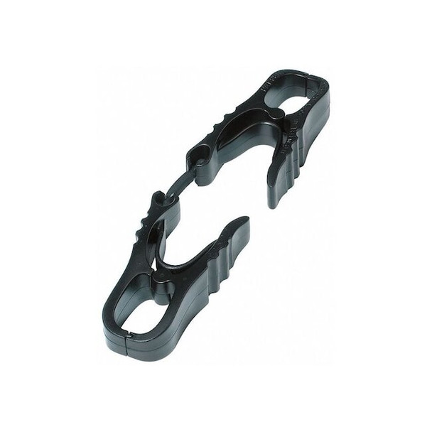 Mcr Safety GloveHolderClips,Plastic,Black,6-1/2inL UCDB Pack of 12