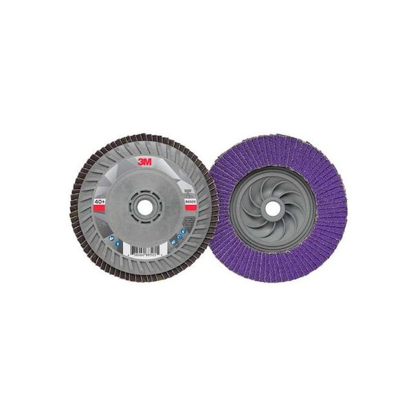 3m Flap Disc,5 in Dia, 5/8 in Arbor,40 Grit 7100243883 Pack of 10