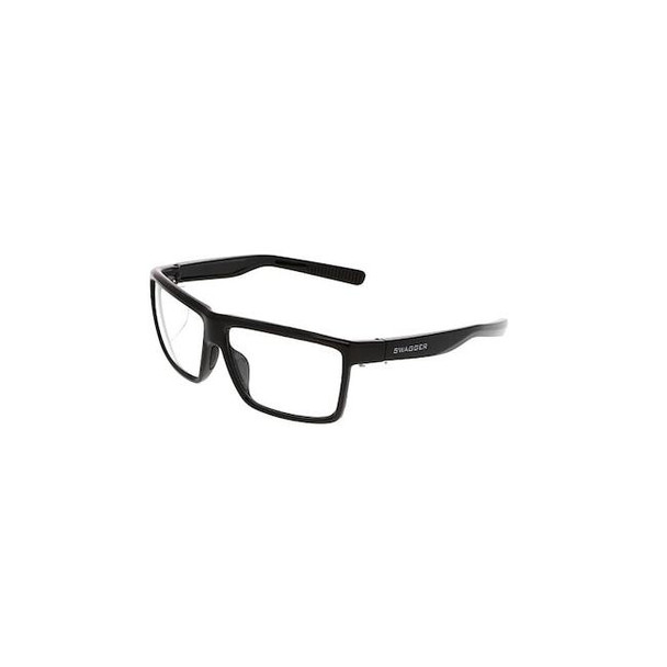 Swagger (SR2), Safety Glasses, Anti-Fog, Clear Lens, Black Frame, Full-Frame