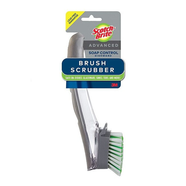 Scotch-Brite Dish Wand Scrubber,12 in L,Multicolored 751U-4