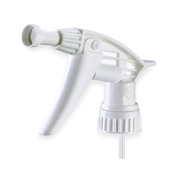 Trigger Sprayer, 24 oz-32 oz Container Capacity, Mist/Stream, White Pack of 2