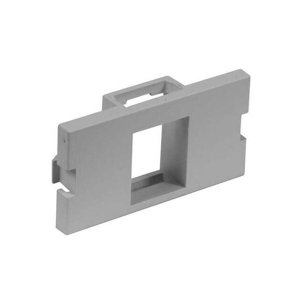 Hubbell Premise Wiring IStation Module,1 Port,Gray,UNLD IM1K1GY