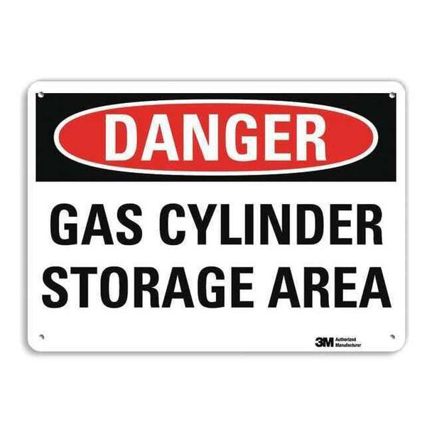 Lyle Danger Sign,4 Hole Mount,10in W x 7in H, U3-1528-RA_10X7 U3-1528-RA_10X7