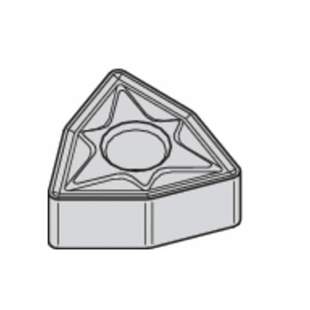 Widia Turning Insert, Trigon, 4, WNMG, 2, Carbide 4167137 Pack of 5