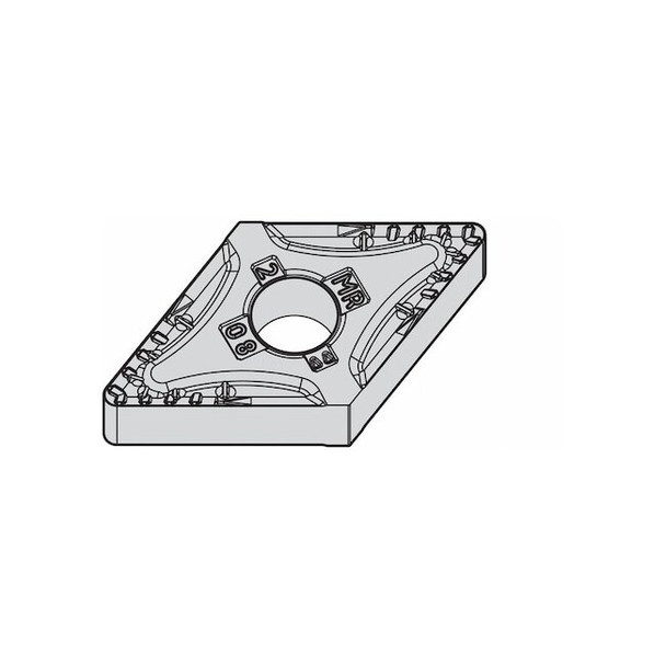 Widia Diamond Turning Insert, Diamond, 4, DNMG, 2, Carbide 4170566 Pack of 10