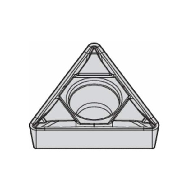 Triangle Turning Insert, Triangle, 3/8 in, TPMT, 0.0312 in, Carbide Pack of 5