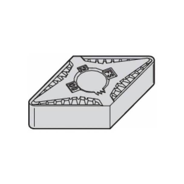 Widia Diamond Turning Insert, Diamond, 4, DNGG, .5, Carbide 5548673 Pack of 5