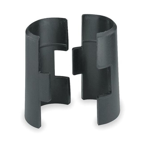 Metro PlstcSpltSlv,1 .25x1.75x1 1/4in,Blck,PK4 9985