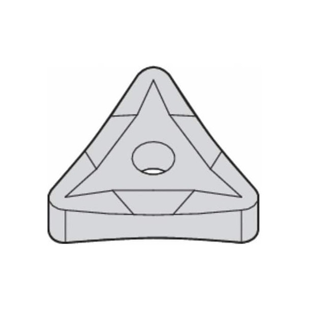 Triangle Turning Insert, Triangle, 3/8 in, TNMP, 0.0312 in, Carbide Pack of 10