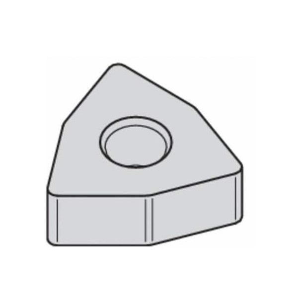 Widia Turning Insert, Trigon, 3, WNMA, 3, Carbide WNMA333 WK20CT Pack of 5