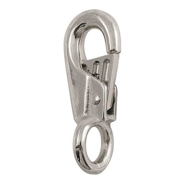 Lucky Line Spring Snap, Iron, 3/4 in Eye Dia 4FCR4 Pack of 5
