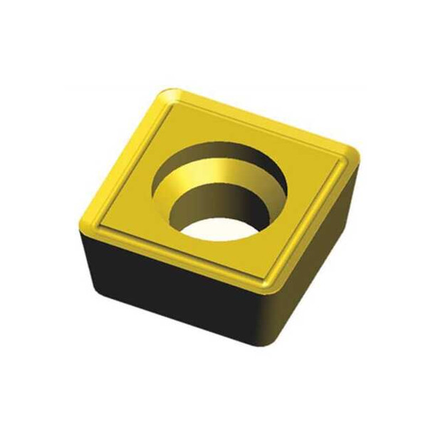 Square Turning Insert, Square, 3, SCMT, 2, Carbide Pack of 10