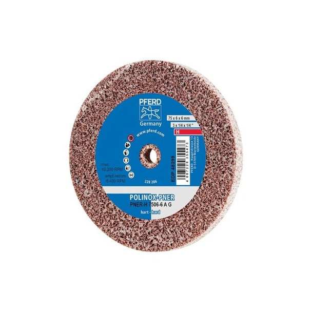 Pferd Tools Unitized Wheel,8AC,3"x1/4"x1/4 48299 Pack of 5