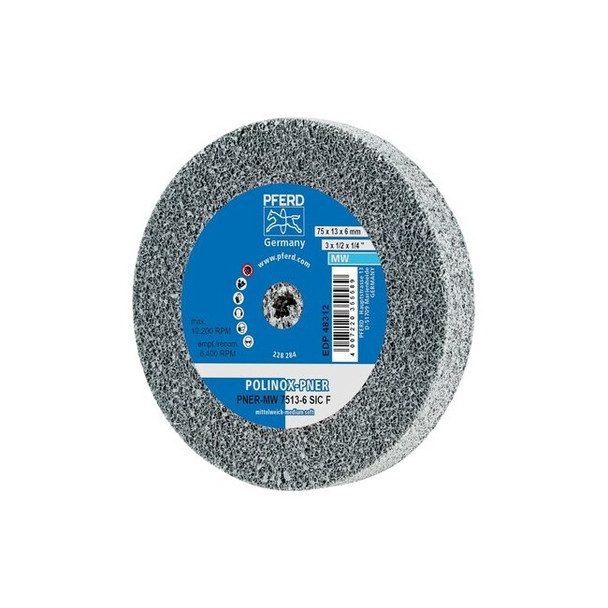 Pferd Unitized Wheel, 3SF, Fine, 3"x1/2"x1/4 48312 Pack of 5