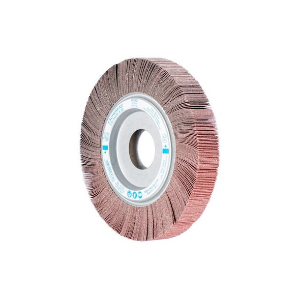 8" x 1" Unmounted Flap Wheel - 1-3/4" A.H. - Aluminum Oxide - 80 Grit Pack of 2
