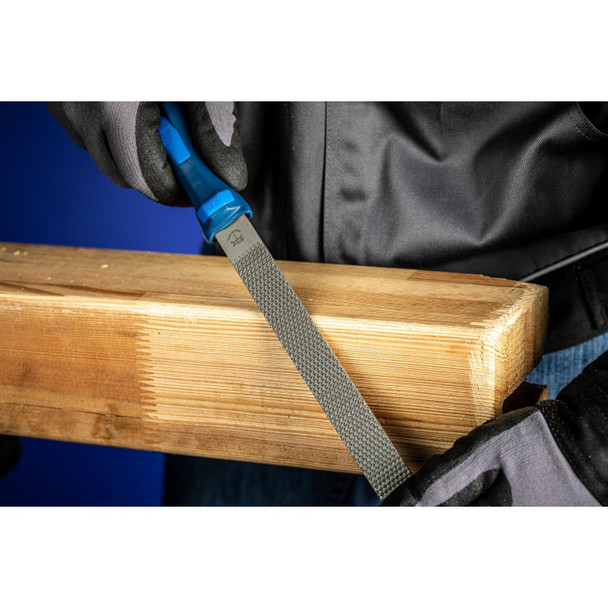 8" Universal File Rasp - DIY Packaged - Cross/Rasp Cut, with Handle Pack of 5