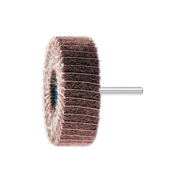 3" x 1" POLINOX Mtd. Flap Wheel - 1/4" Shank - PNZ Type - 180 Grit Pack of 10