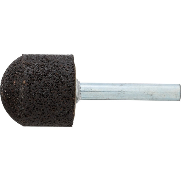 A21 Resin Mounted Point 1/4" Shank - Aluminum Oxide 30 Grit INOX EDGE Pack of 10