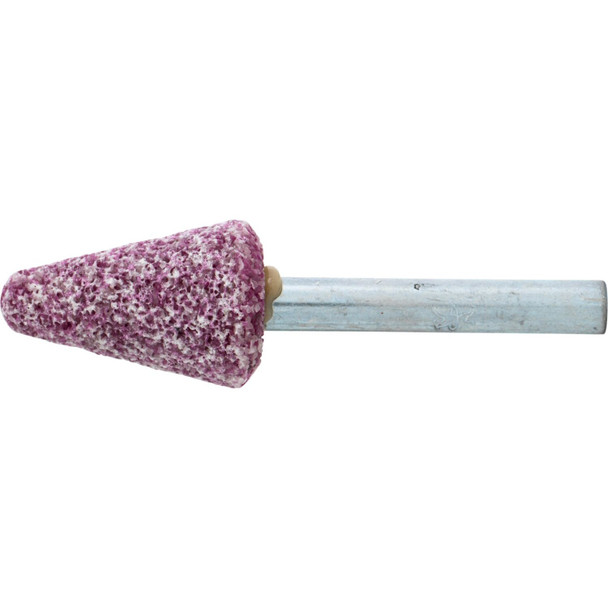 A5 Vitrified Mounted Point 1/4" Shank - Aluminum Oxide 30 Grit STEEL Pack of 10