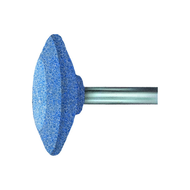 A36 Vitrified Mounted Point 1/4" Shank - Ceramic oxide 80 Grit TOUGH Pack of 10