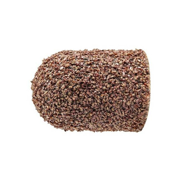 3/8" x 5/8" POLICAP Abrasive Cap - Shape C - Aluminum Oxide - 60 Grit Pack of 50