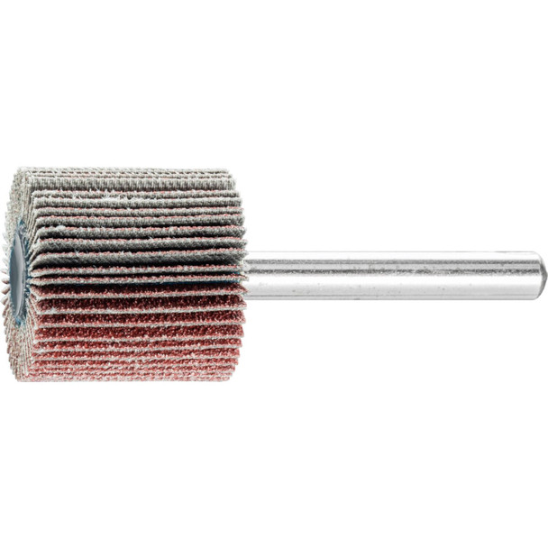 1" x 1" Mounted Flap Wheel - 1/4" Shank - Ceramic Oxide - 60 Grit Pack of 10