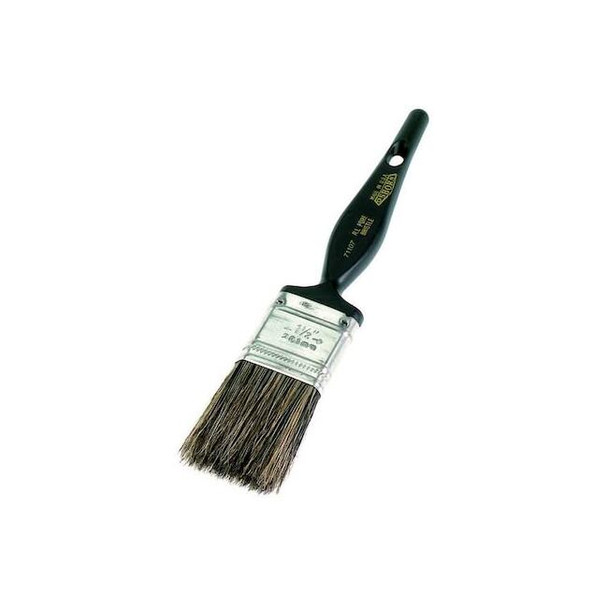 1-1/2" Chip Firm, Hog Hair Bristle, Paint Brush, Plastic Handle Pack of 12