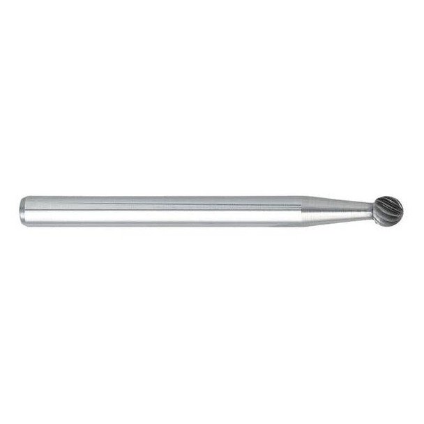 Osg Carbide Bur,Ball Shape,1/8 in. 900-9019