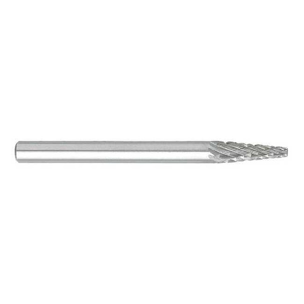 Osg Carbide Bur,12 deg. Included Angle,1/8in 800-8011