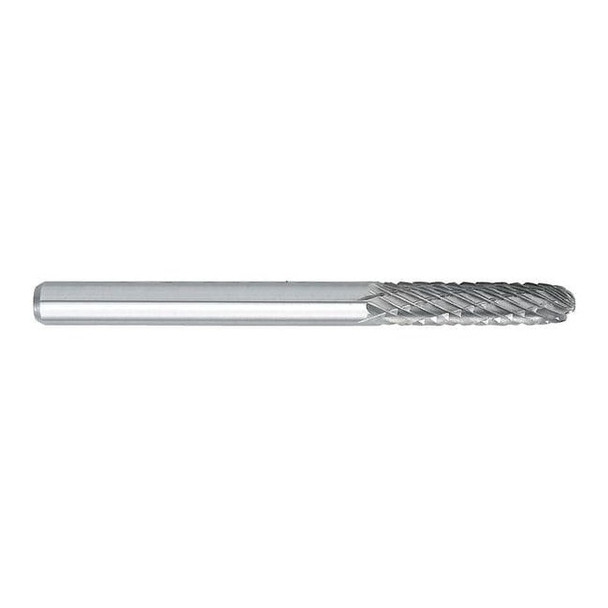 Osg Carbide Bur,Cylindrical Ball Nose,1/8 in 800-8004