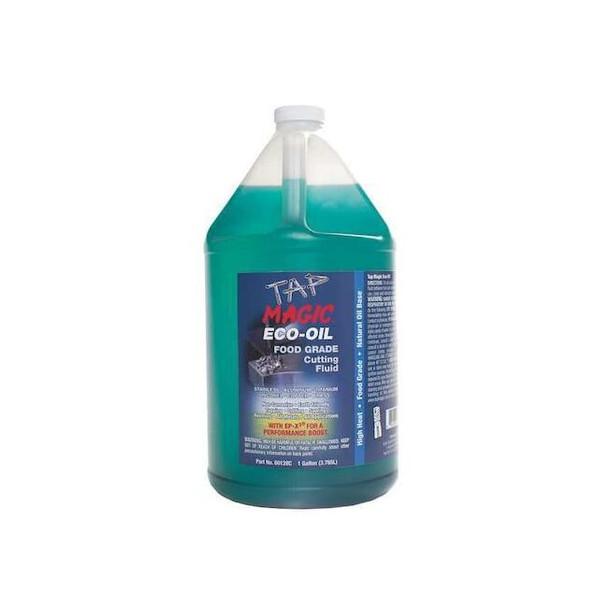Cutting Fluid, Eco-Oil, Straight Oil, 1 gal, Jug, Blue, Green Pack of 2