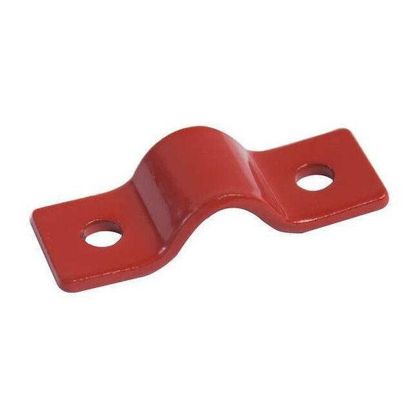 Dayton Axle Clamp, 2-1/2 in, 1 in, Red, Steel MHAXC001G