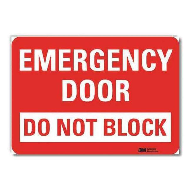 Lyle Safety Decal,Reflective Vinyl,5inHx7inW U7-1069-RD_7X5