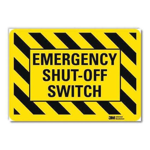 Lyle Safety Decal,Reflective Vinyl,5inHx7inW, U7-1138-RD_7X5 U7-1138-RD_7X5