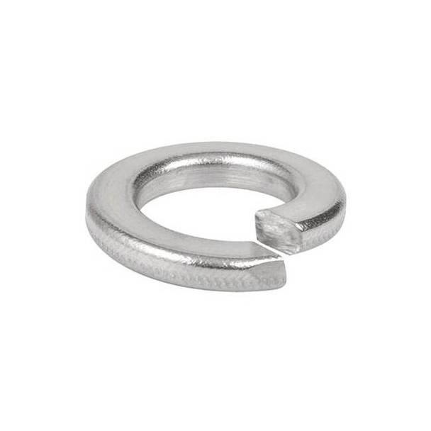 Split Lock Washer, 316 Stainless Steel, Brite, Silver Pack of 25