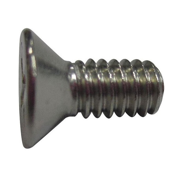 5/16"-18 x 5/8 in Phillips Flat Machine Screw, Plain 18-8 Stainless Steel, 25 PK