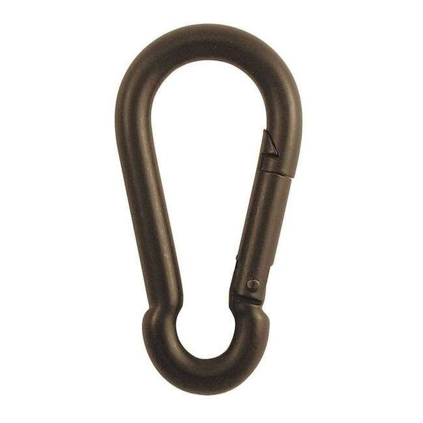 Lucky Line Interlocking Snap, Steel, 1/2 in Eye Dia 4GGN3 Pack of 5