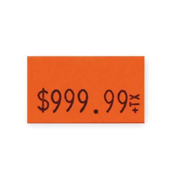 Garvey PricingLabelKit,Red,1/2inH,7/8inW,PK3 90945