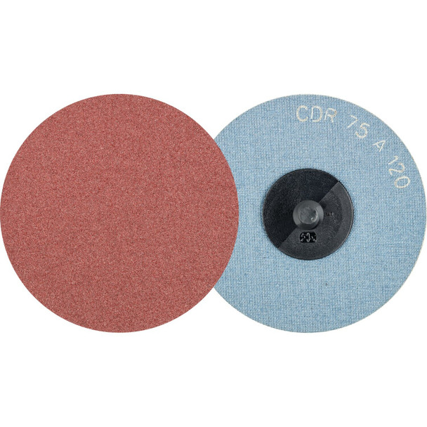 3" COMBIDISC Abrasive Disc - Type CDR - Aluminum Oxide - 120 Grit Pack of 50