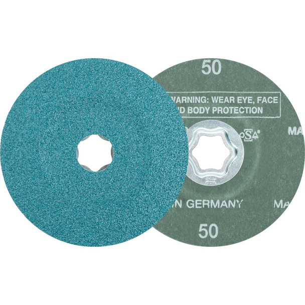 Pferd Tools Combiclick Fiber Disc,4-1/2",50 Grit 40132 Pack of 25