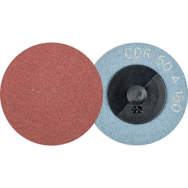 2" COMBIDISC Abrasive Disc - Type CDR - Aluminum Oxide - 180 Grit Pack of 100