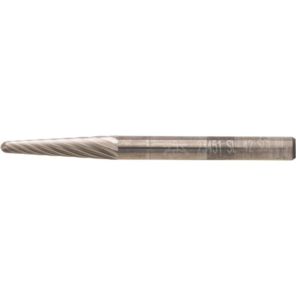Pferd Tools Carbide Bur,SCTI Sl-42,1/8",Single Cut 23451