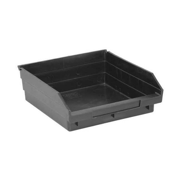 Quantum Storage Systems Black Shelf Bin, 4"L x 11-5/8"W x 11-1/8"H QSB109BR
