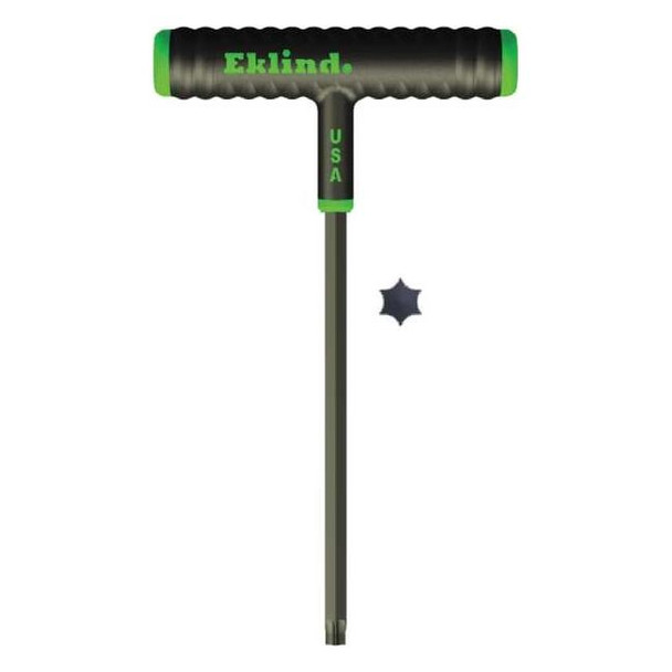 Eklind Ergonomic Torx Key, T15 Tip Size, 6 in Long 68615